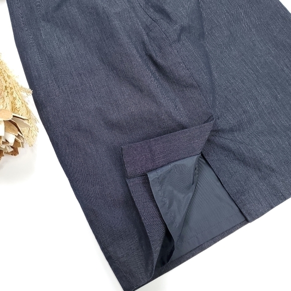 NEW Loft Navy Skirt Sz 2p - Picture 6 of 8